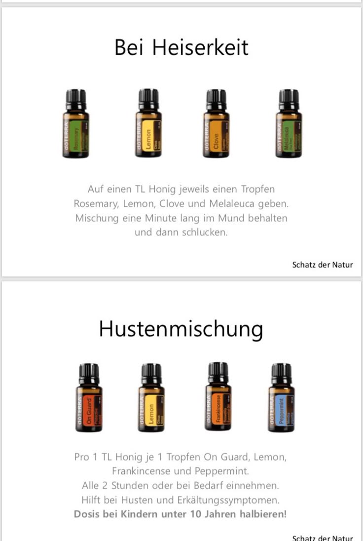 welches ätherische öl bei husten